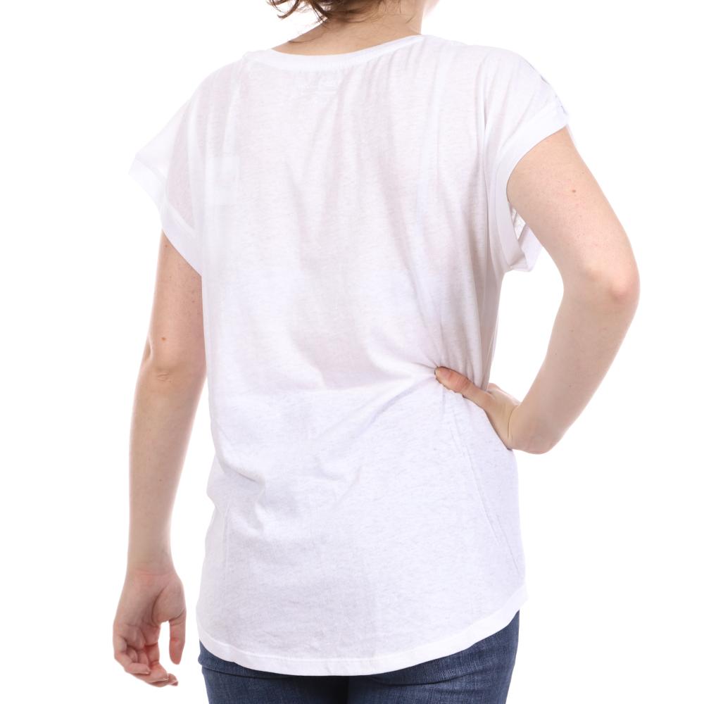 T-shirt Blanc Femme Teddy Smith Katline vue 2