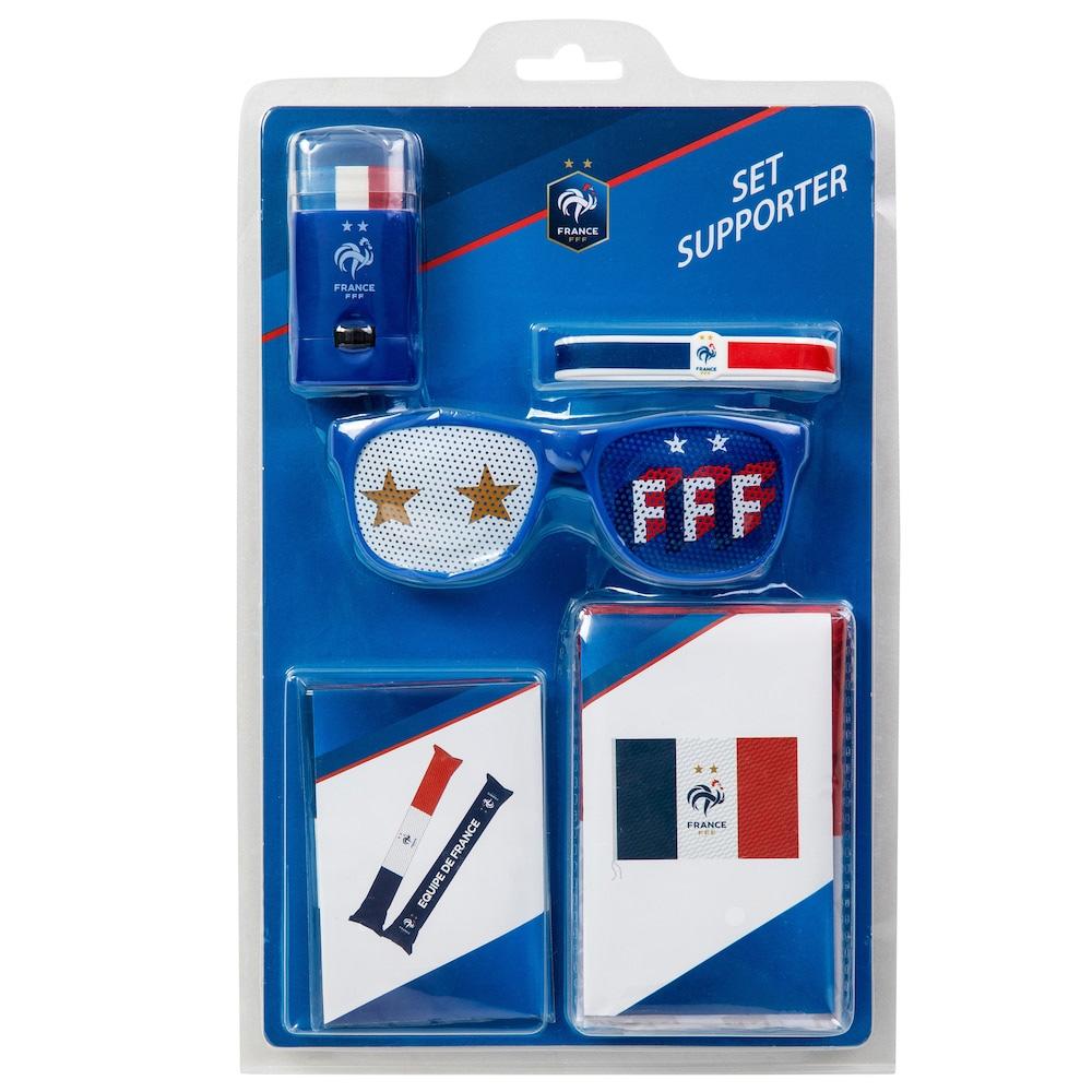 Set Supporter Equipe de France x5 goodies HCF535 pas cher