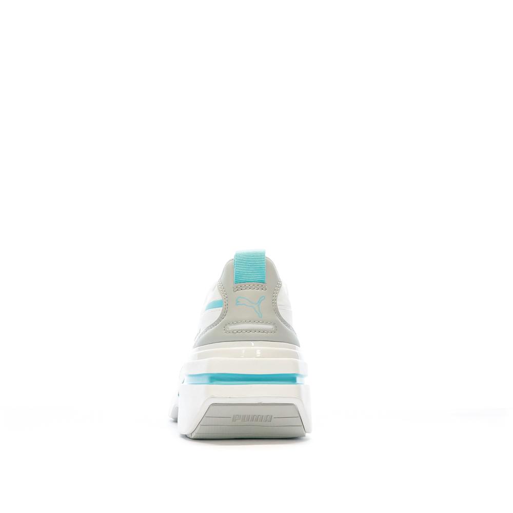 Baskets Blanches/Bleu Homme Puma Kosmo Rider vue 3