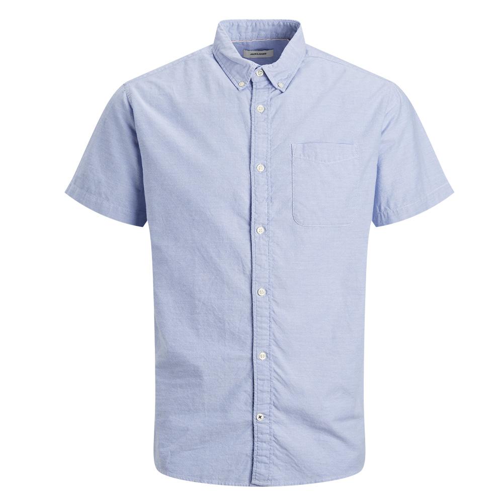 Chemisette Bleu Clair Homme Jack & Jones Hoxford Shirt pas cher