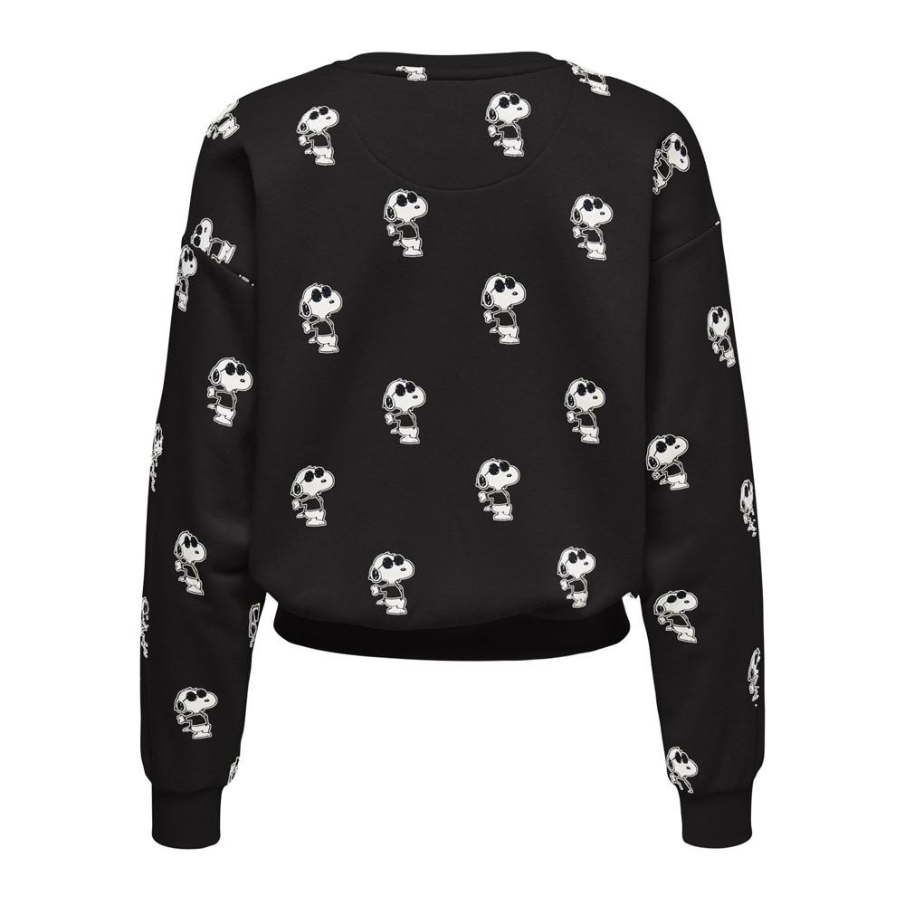 Sweat Noir Snoopy Fille Kids Only Peanuts vue 2