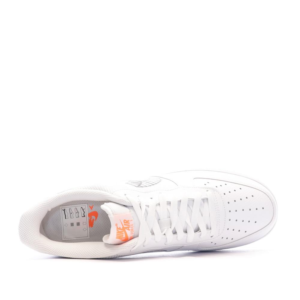 Baskets Blanches Homme Nike Air Force 1 vue 4