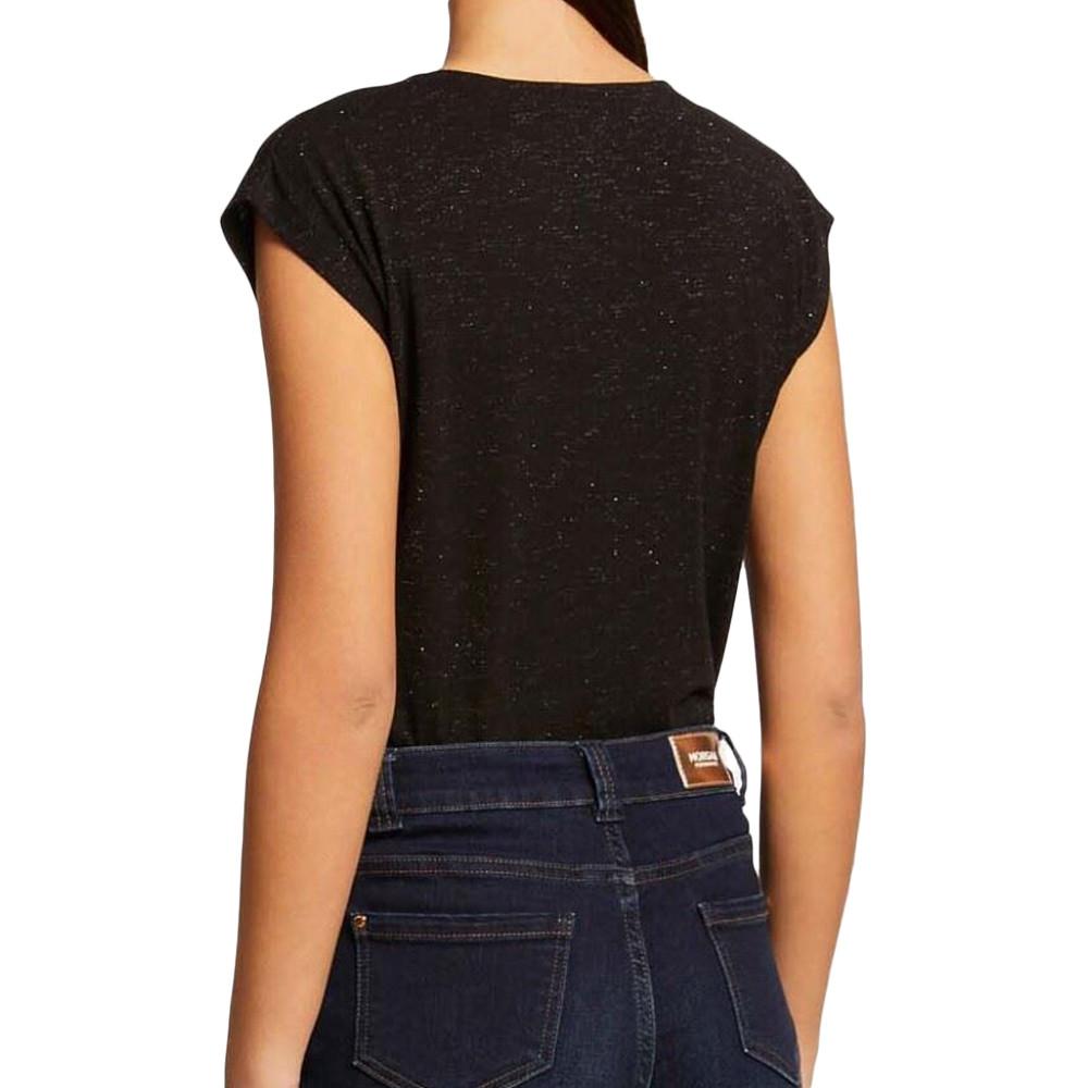 T-shirt Noir Femme Morgan Dayan vue 2