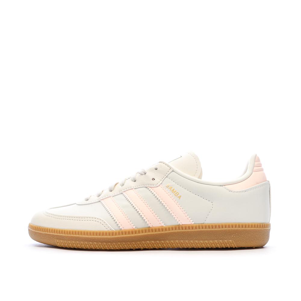 Samba OG Baskets Ecrus Fille/Femme Adidas pas cher