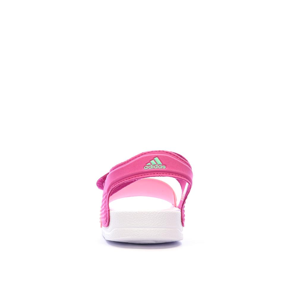 Sandales Roses/Blanches Fille Adidas Adilette K vue 7