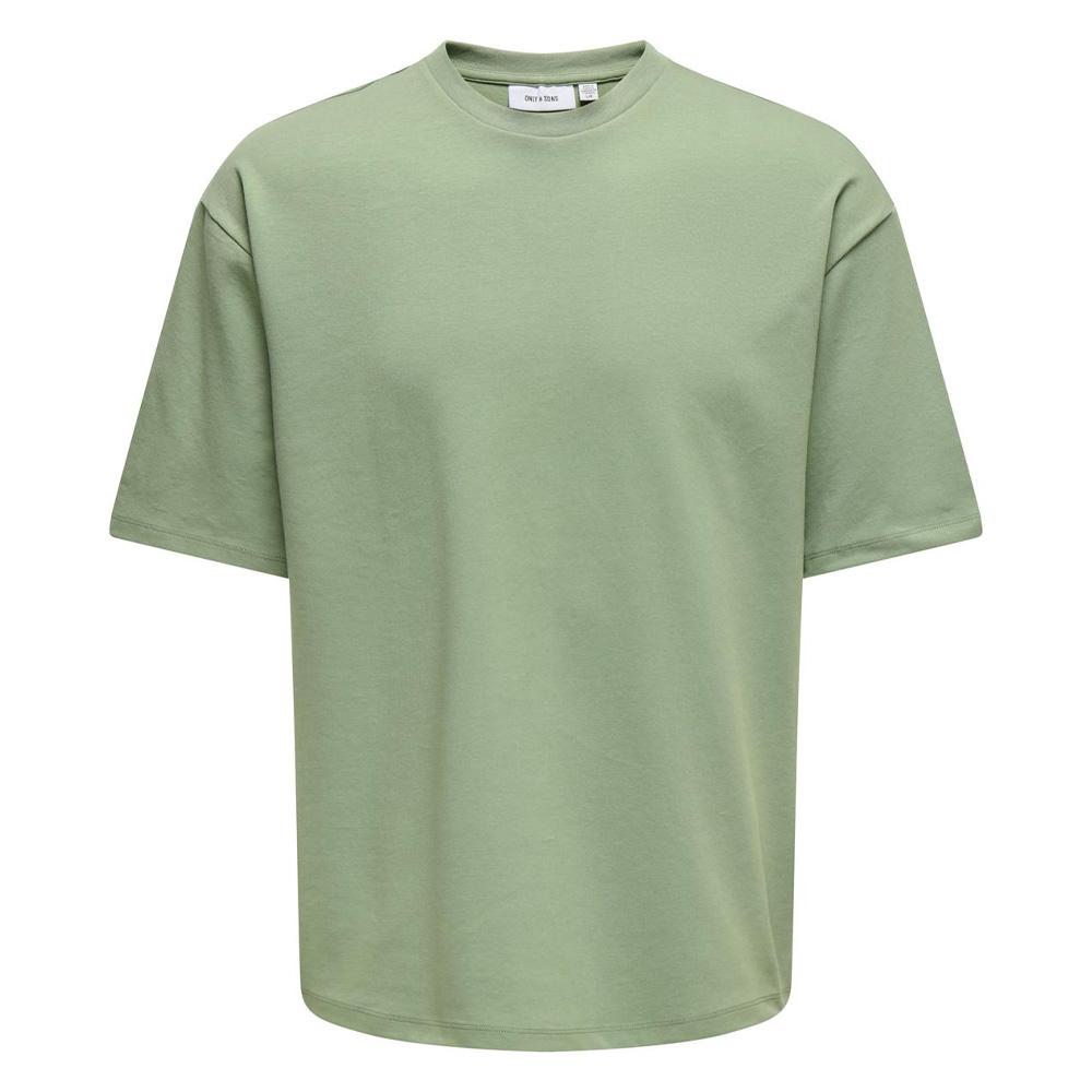 T-shirt Vert Homme Only & Sons Caspian pas cher