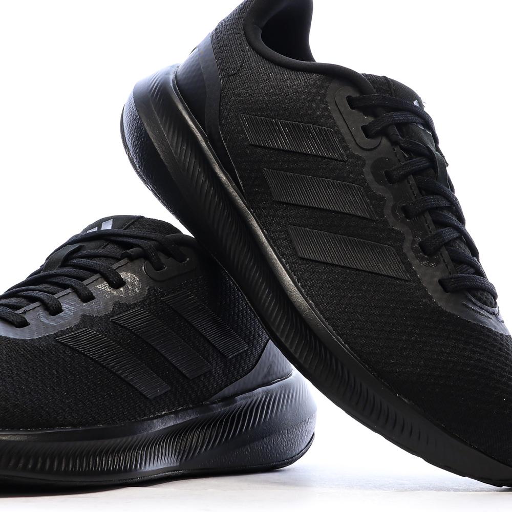 Zapatillas negras para hombre Adidas Runfalcons 3.0 ver 7