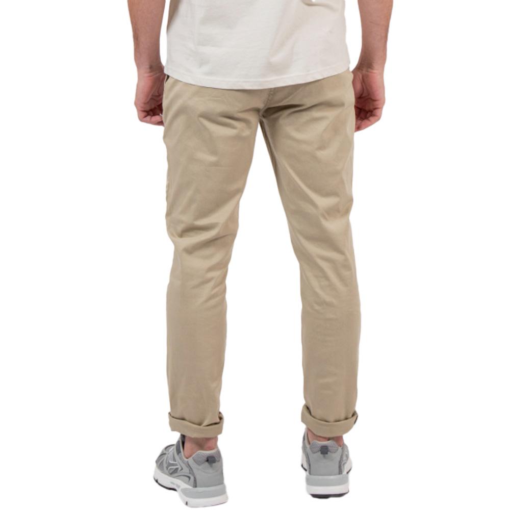Chino Slim Beige Homme American People vue 2