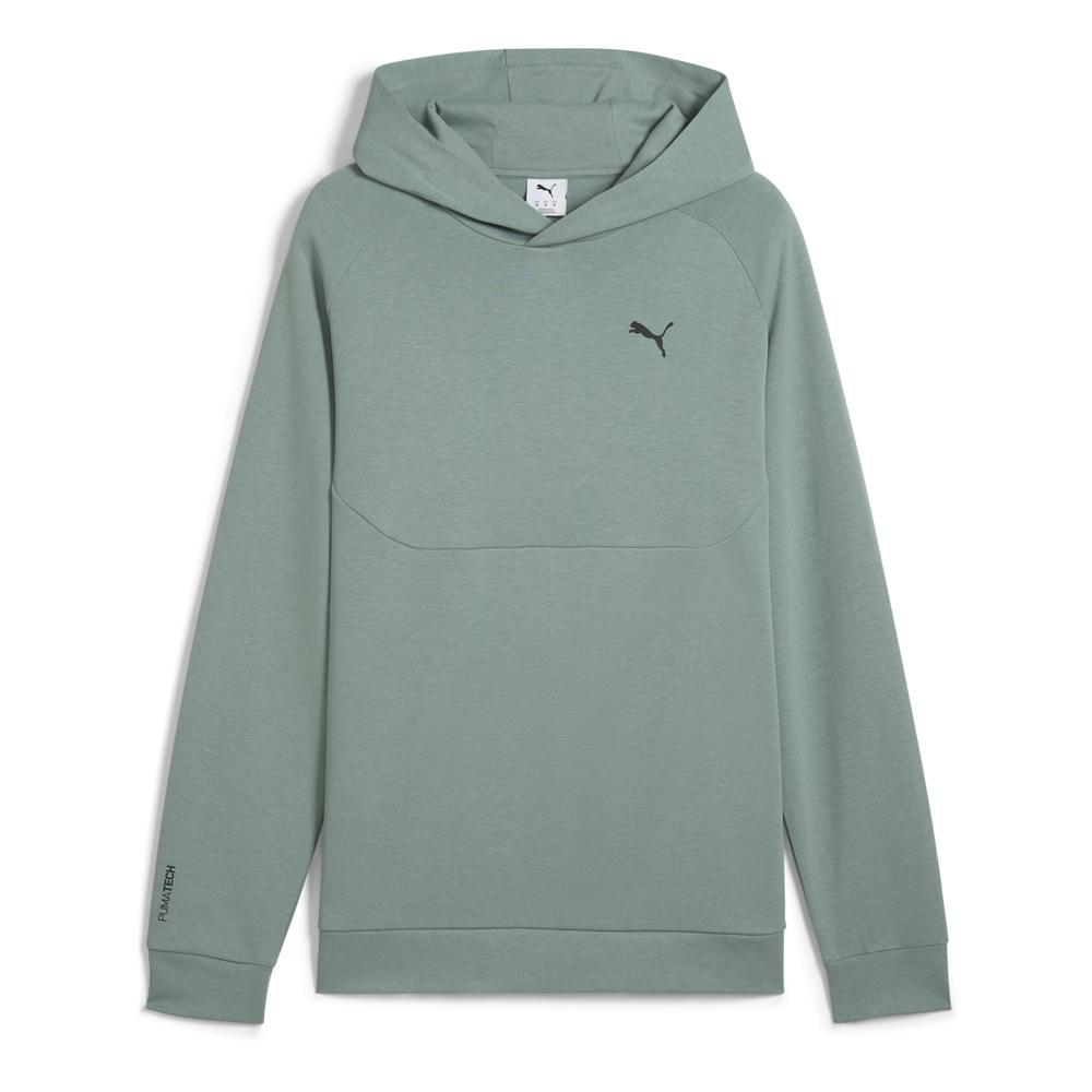 Sweat Vert Homme Puma Pumatech Hoodie Dk pas cher