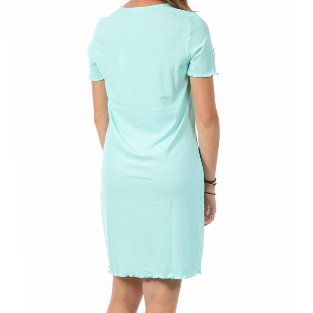 Robe Turquoise Femme Vero Moda Madi Jill vue 2