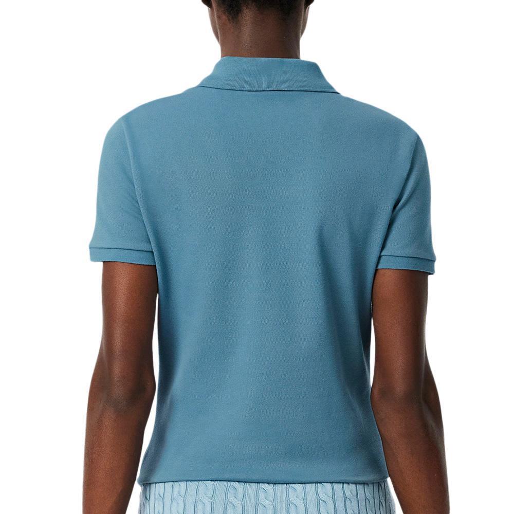 Polo Bleu Femme Lacoste PF5462-031 vue 2
