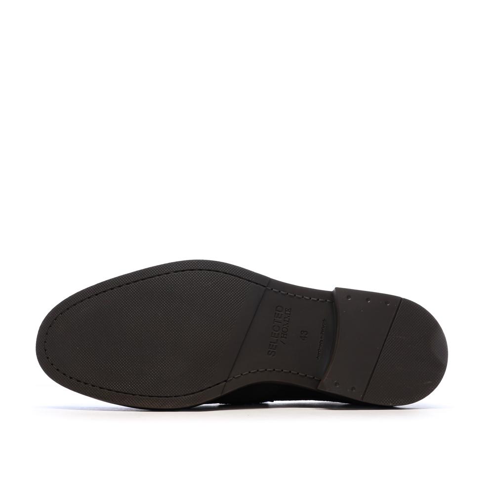 Mocassins en Daim Marron Homme Selected Suede Penny vue 5