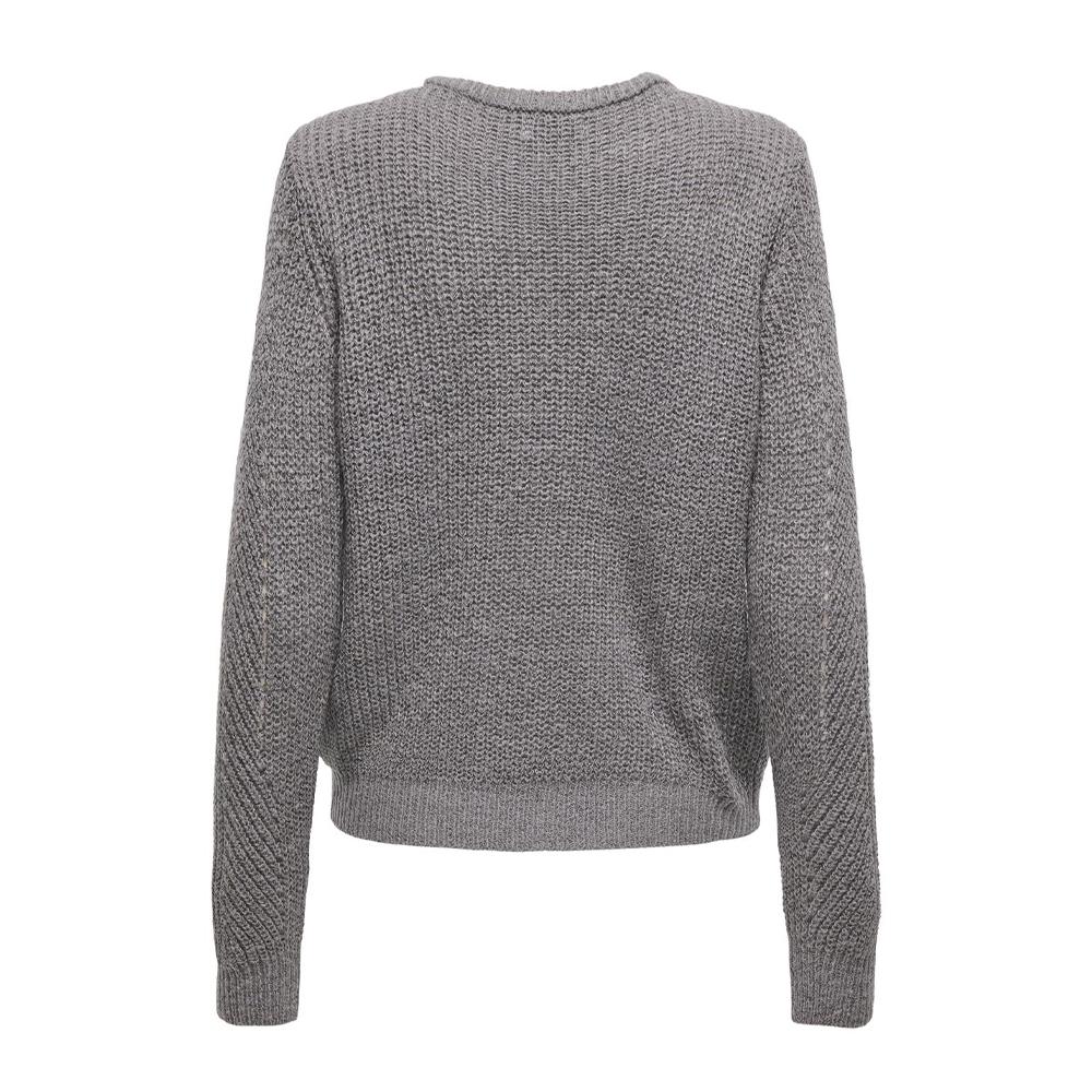 Pull en Maille Gris Femme JDY Felo Struc vue 2
