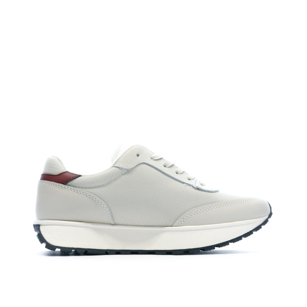 Baskets Grises Femme Tommy Jeans Retro Runner vue 2