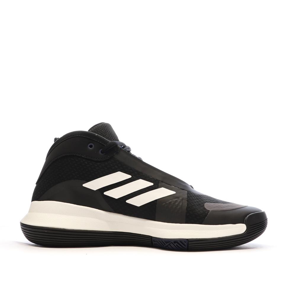 Chaussures de baskets Noires Homme Adidas Bounce vue 2