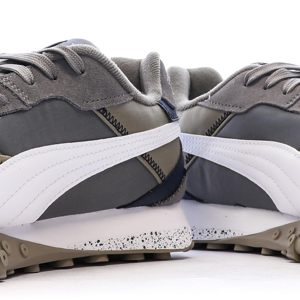 Baskets Grises/Blanches Homme Puma Blktop vue 7
