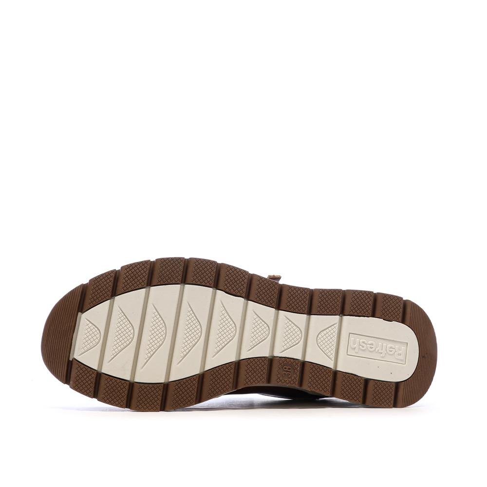 Zapatillas marrones para mujer Refresh 172938 ver 5