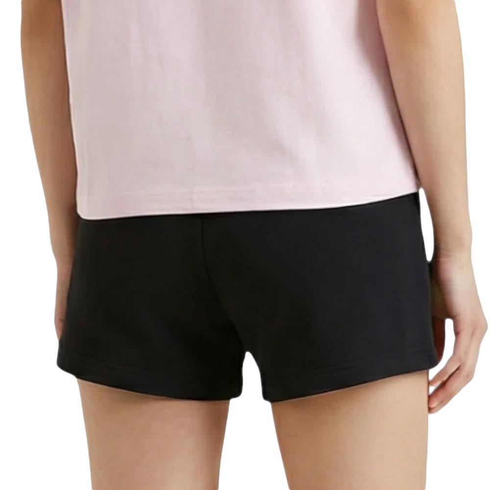 Short Noir Femme Tommy Hilfiger Tjw Script Lbl vue 2