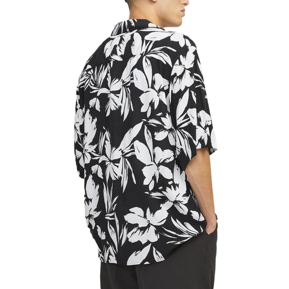 Chemisette Marine/Blanche Homme Jack & Jones Resort Floral vue 2