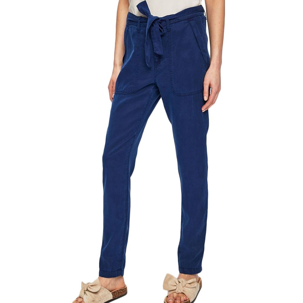 Pantalon Fluide Bleu Femme Pepe Jeans Drifter pas cher