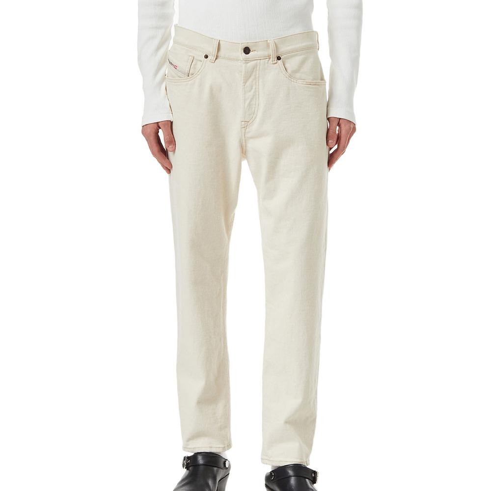 Jean Regular Blanc Homme Diesel Fining pas cher