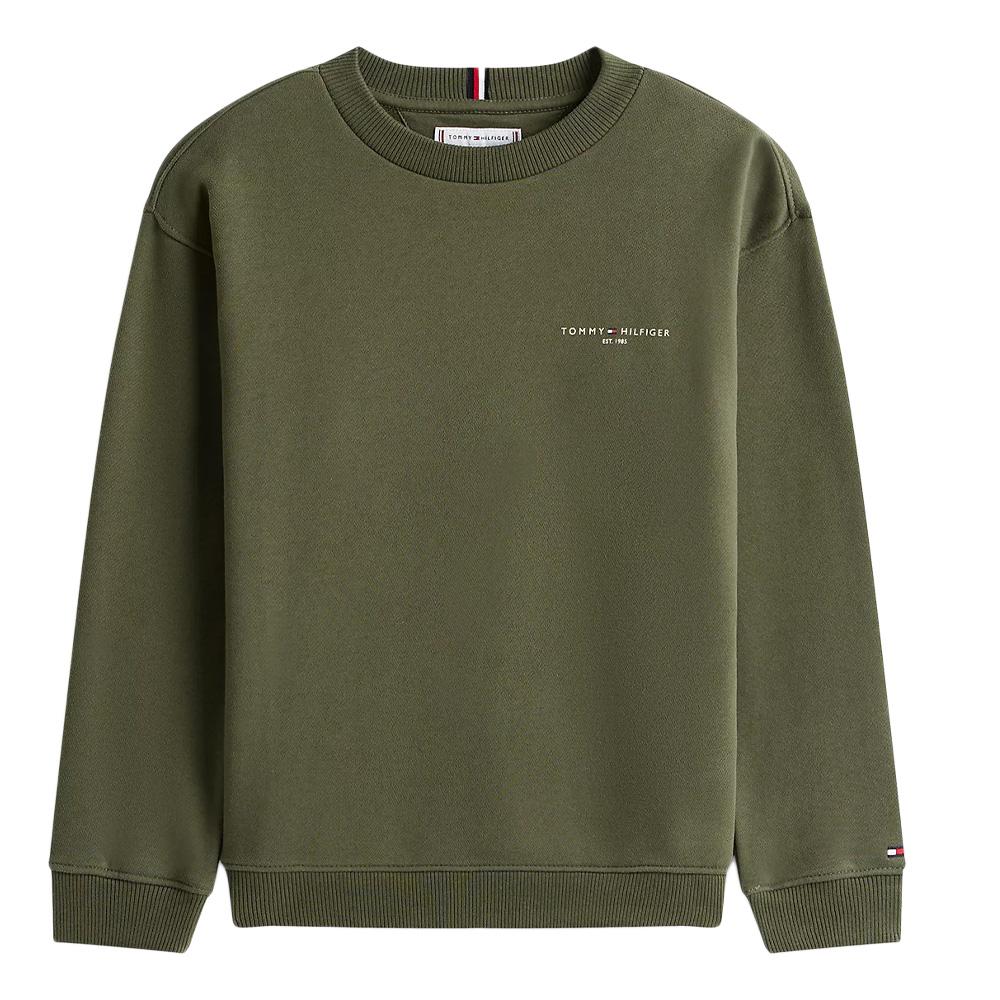 Sweat Vert Garçon Tommy Hilfiger Mini Corp vue 2