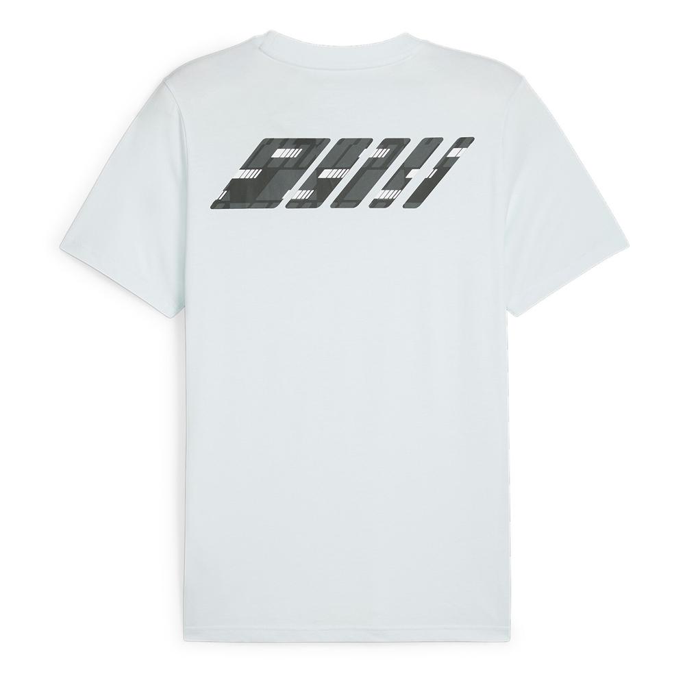 T-shirt Bleu Homme Puma Graphic vue 2