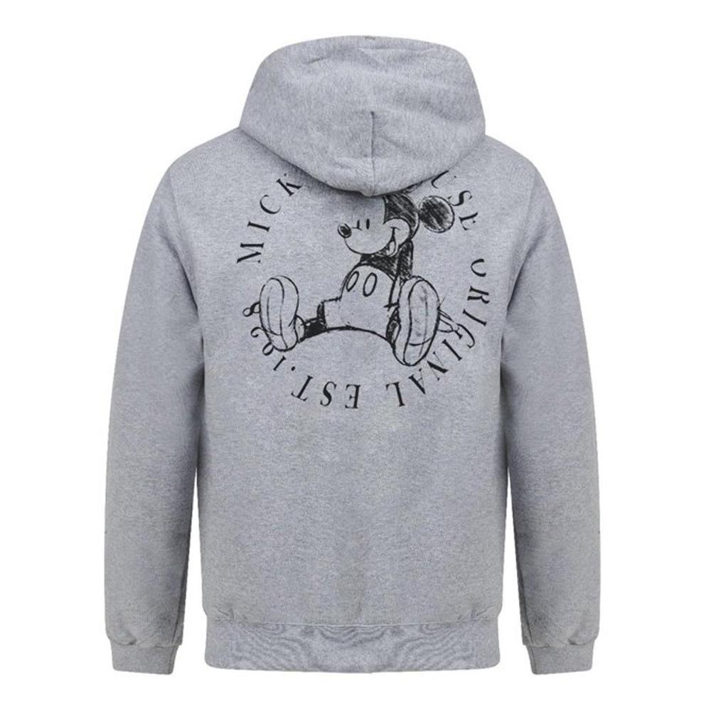 Sweat à Capuche Gris Mixte Disney Mickey Circle 1928 vue 2