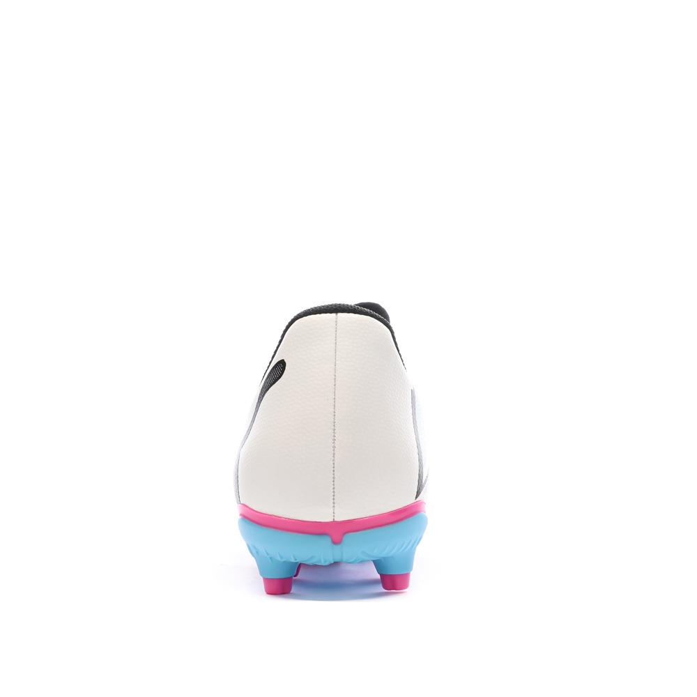 Chaussures de football Blanche/Bleu Garçon Puma Future 7 vue 3