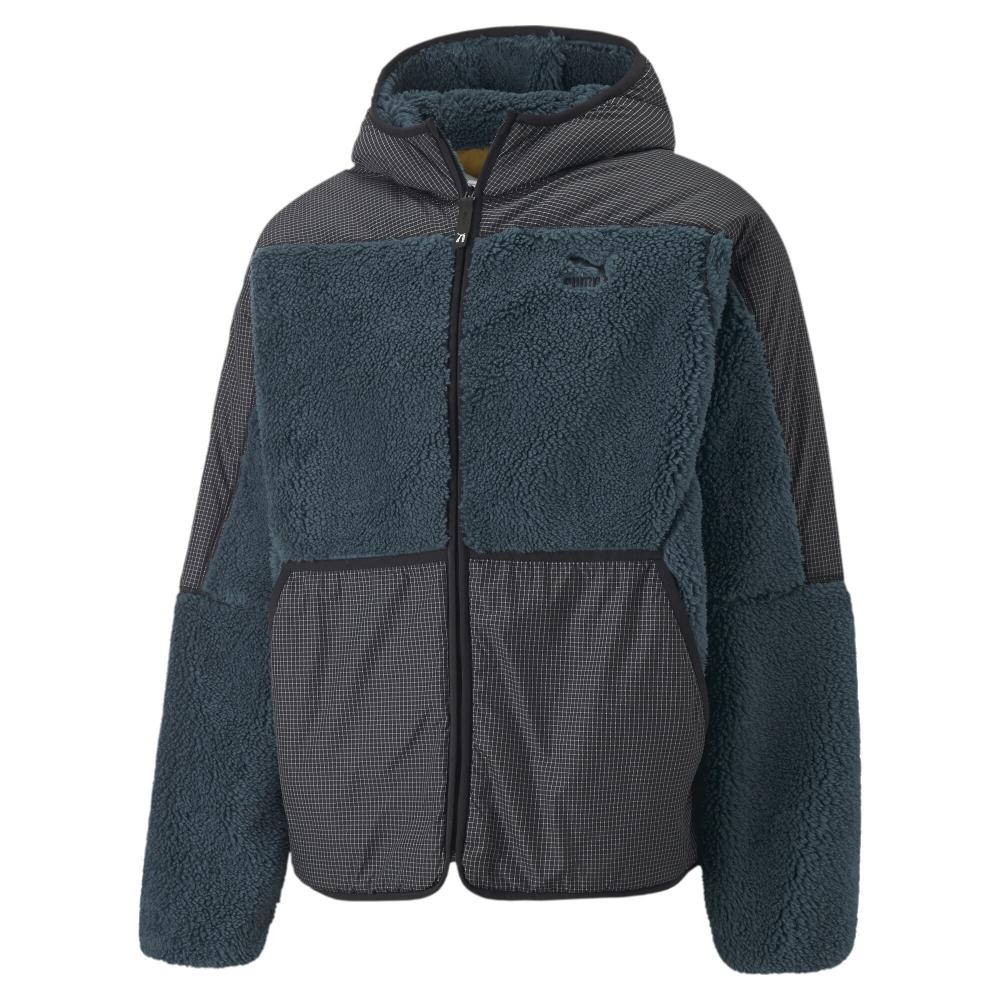 Veste en Sherpa Vert Homme Puma 535577-24 pas cher