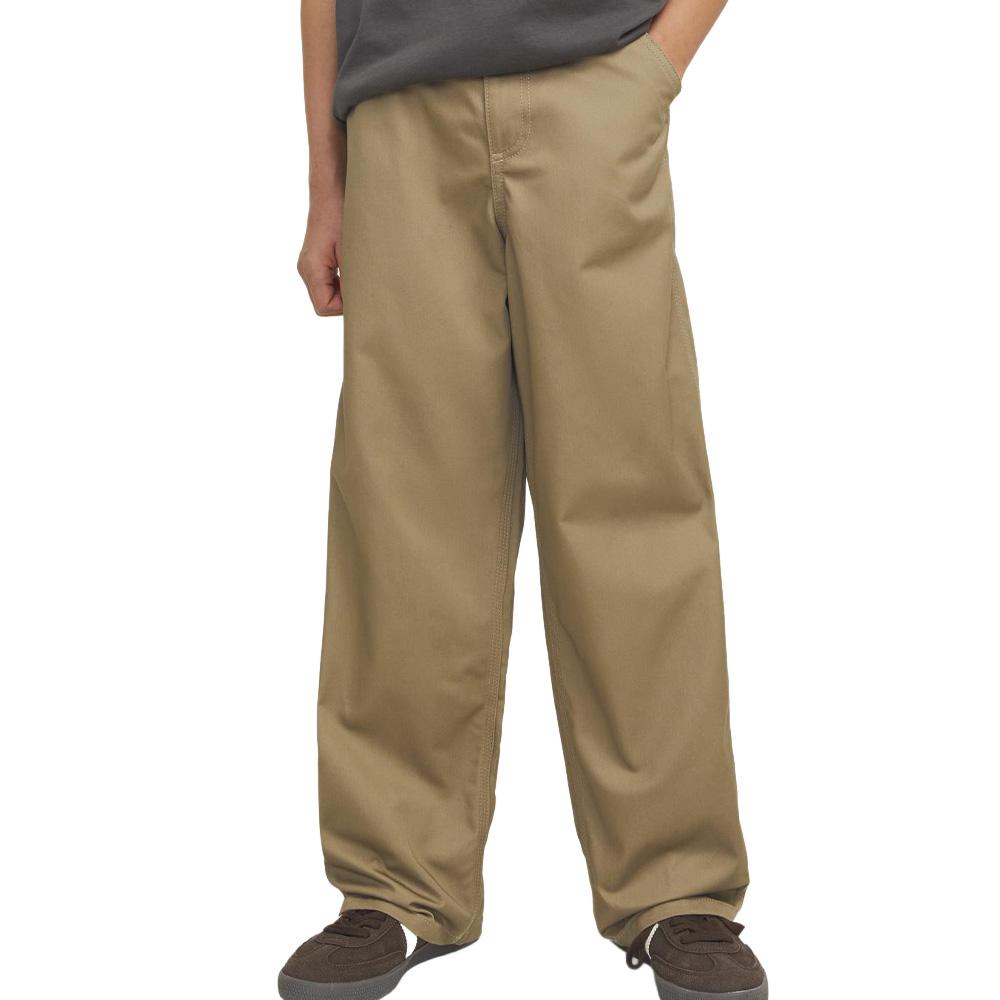 Pantalon Loose Beige Garçon Jack & Jones Clean pas cher