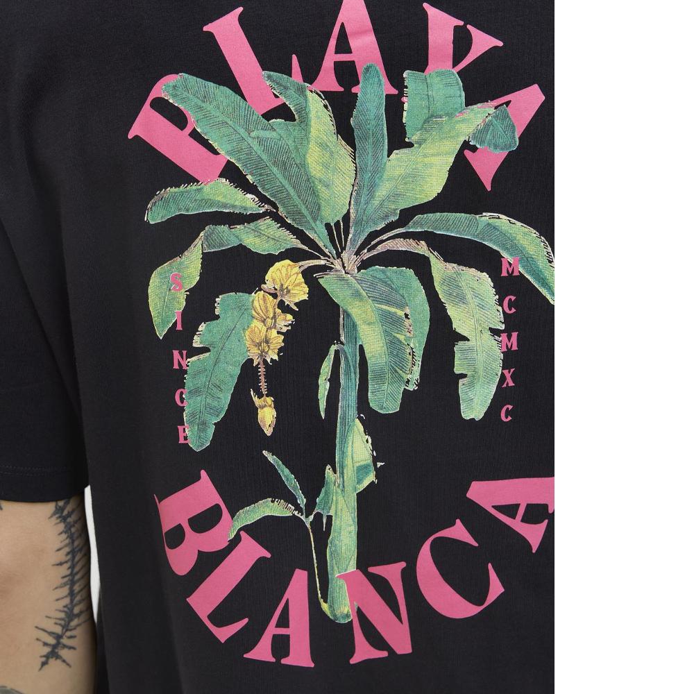 T-shirt Noir Homme Jack & Jones 12276717 vue 3