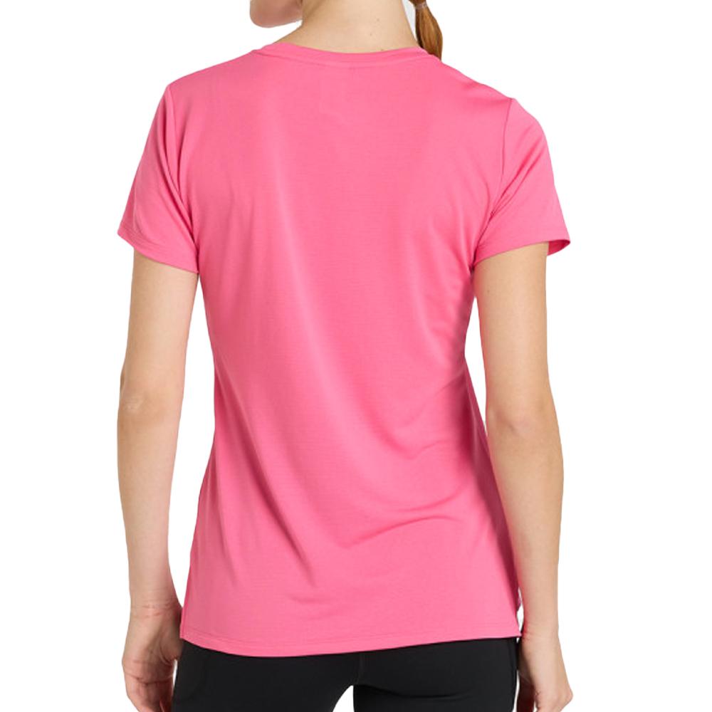T-Shirt de Sport Rose Femme New Balance Sport Sleeve vue 2