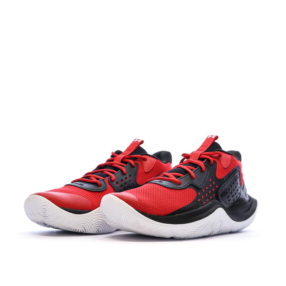 Baskets Noires/Rouges Homme Under Armour 3026634 vue 6