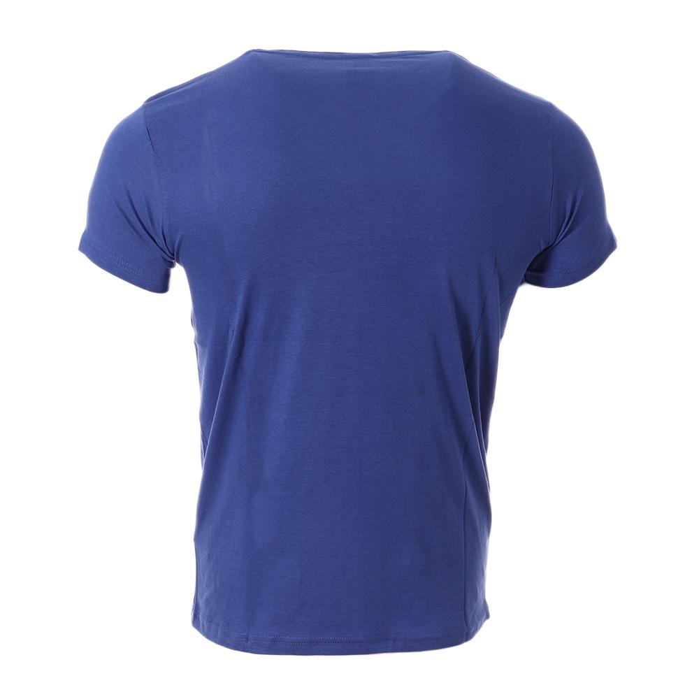 T-shirt Bleu Roi Homme Just Emporio MOZKO vue 2
