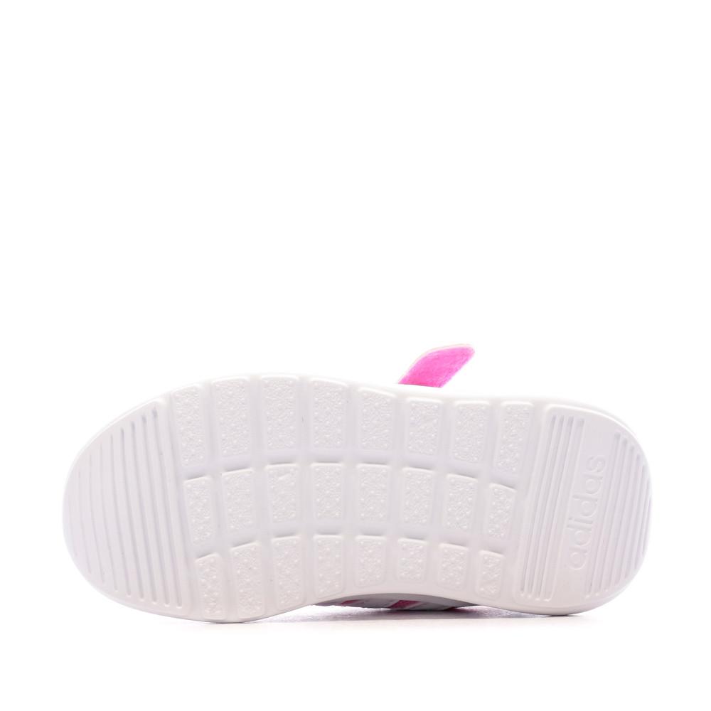 Basket Rose Fille Bébé Adidas Lite Racer 3.0 El I vue 5