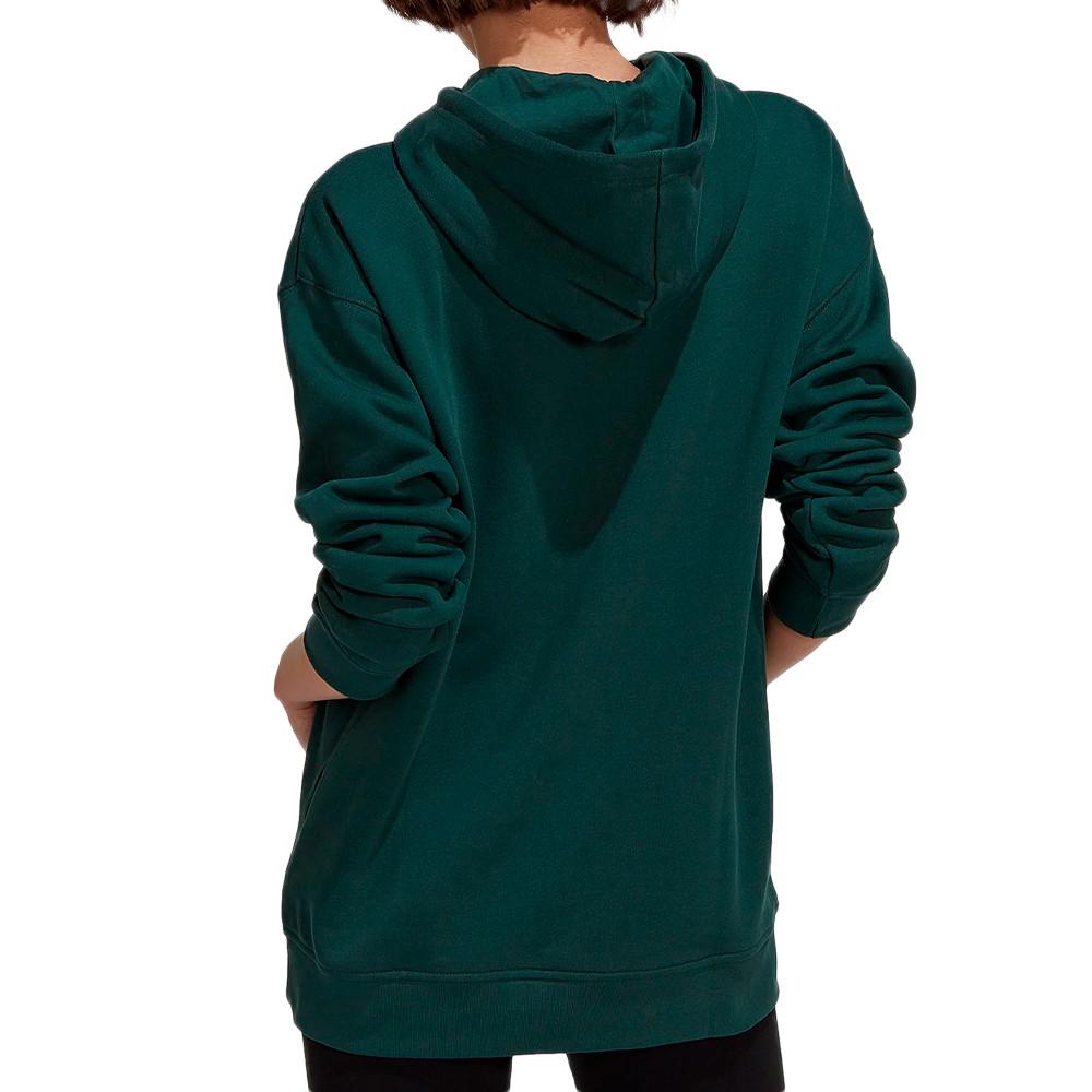 Sweat Vert Femme Adidas Trf Hoodie vue 2