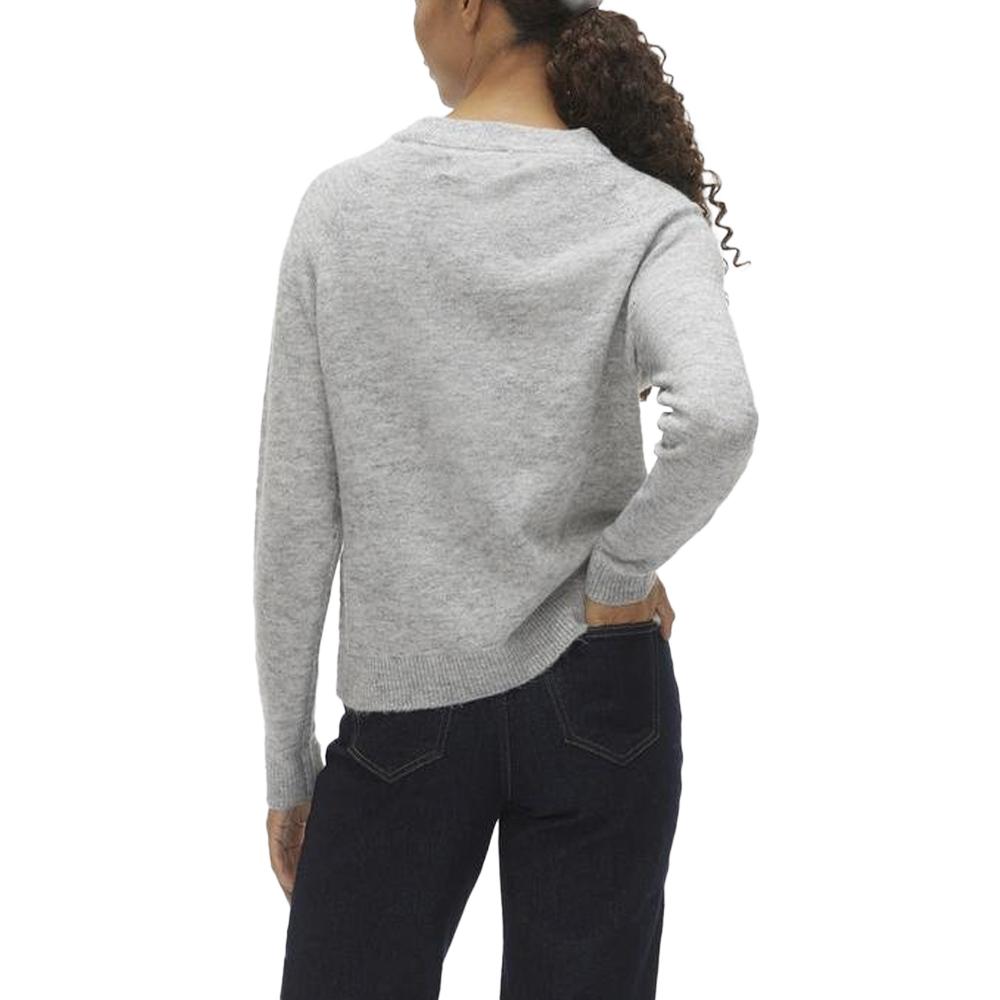 Pull Gris Femme Vero Moda Filuca vue 2