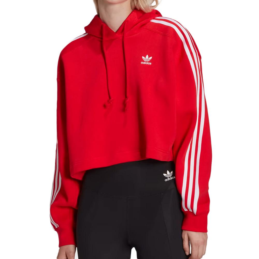 Sweat Rouge Femme Adidas 2017 pas cher