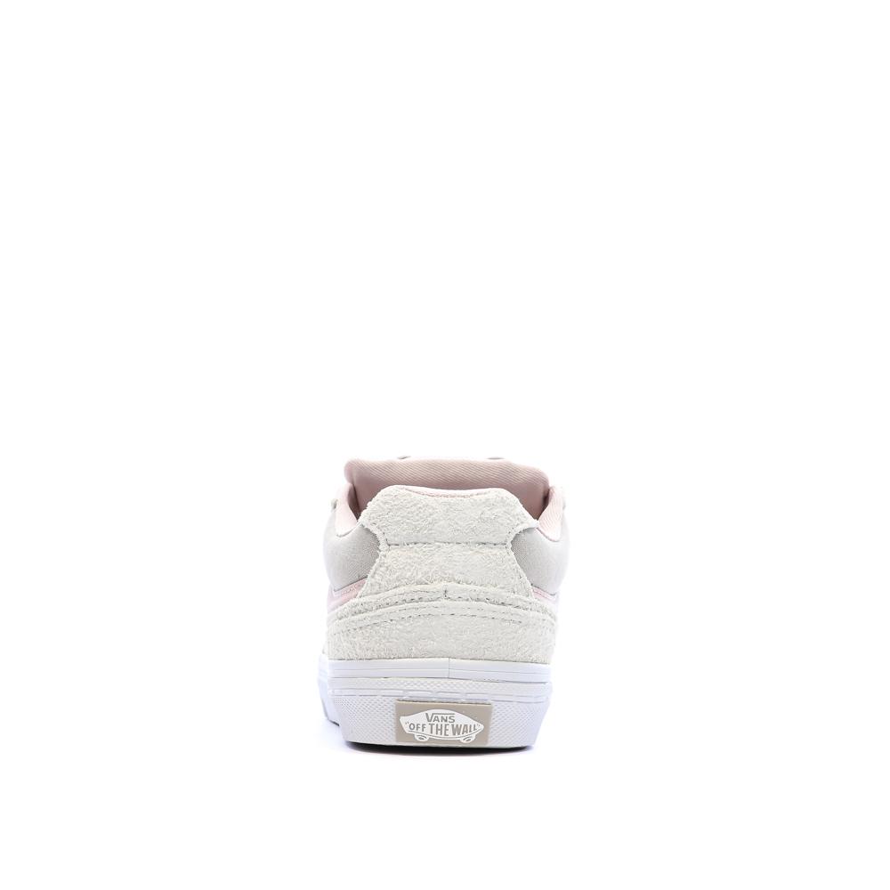 Baskets Blanches/Rose Pale/Grises Femme Vans Caldrone vue 3