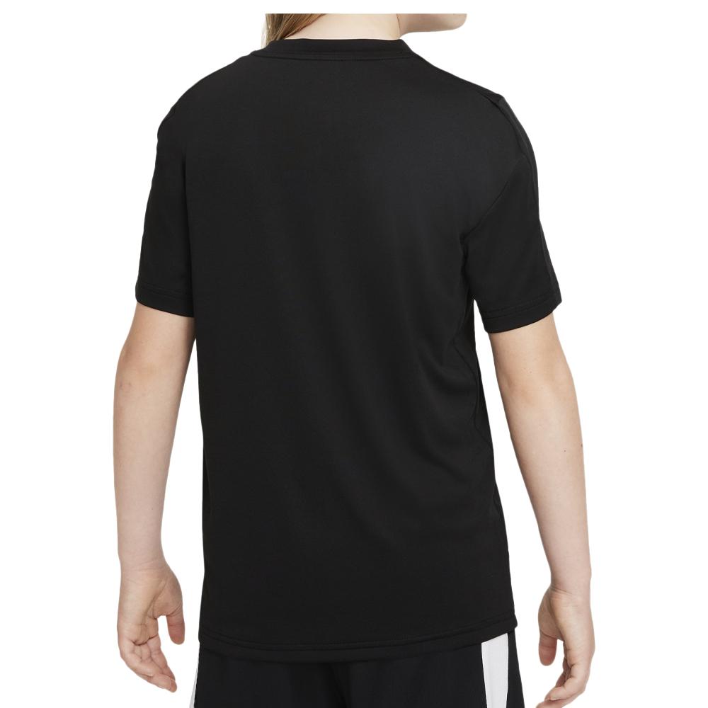 T-shirt Noir Fille Nike DM8535 vue 2