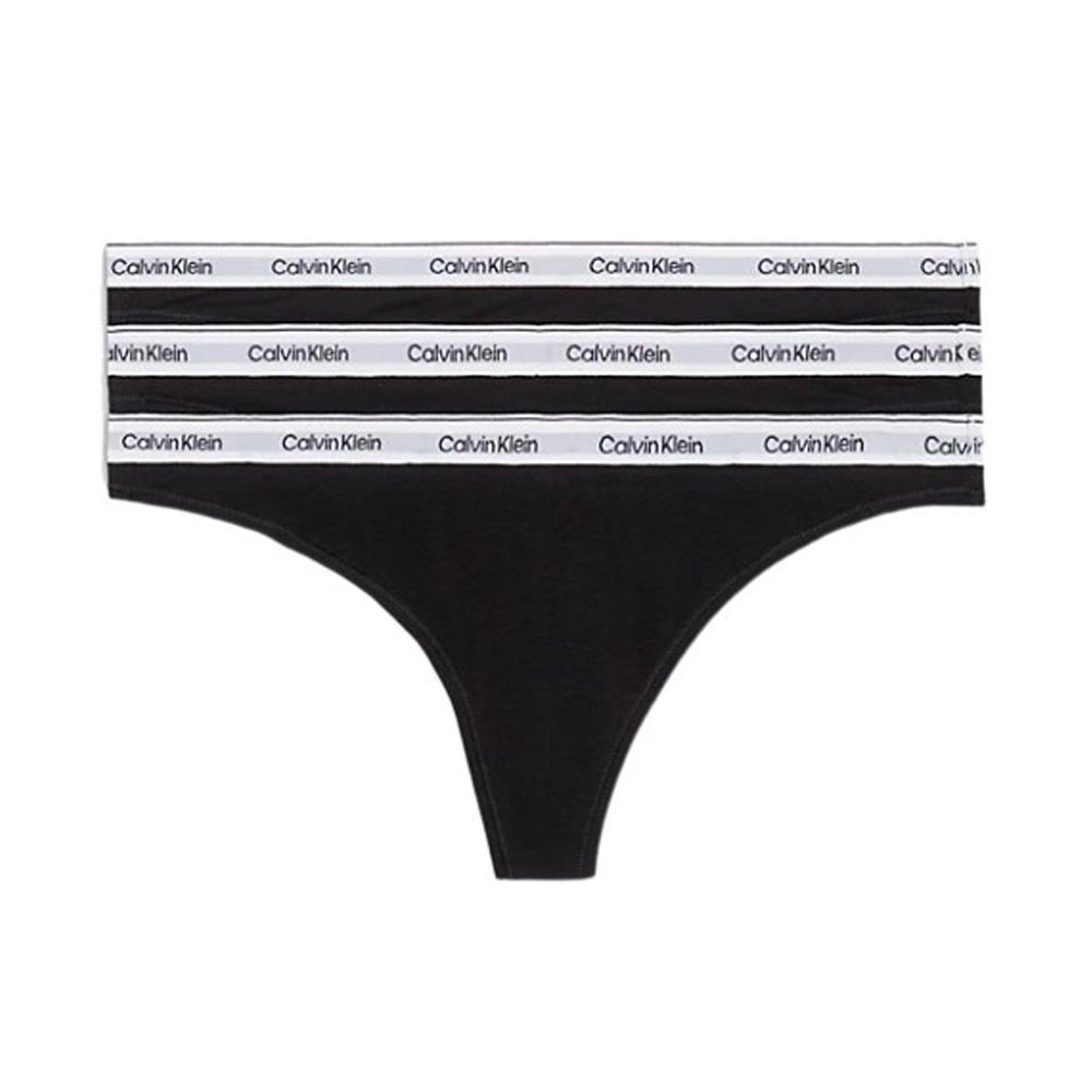 X3 Stings NoirHomme Calvin Klein Thong pas cher