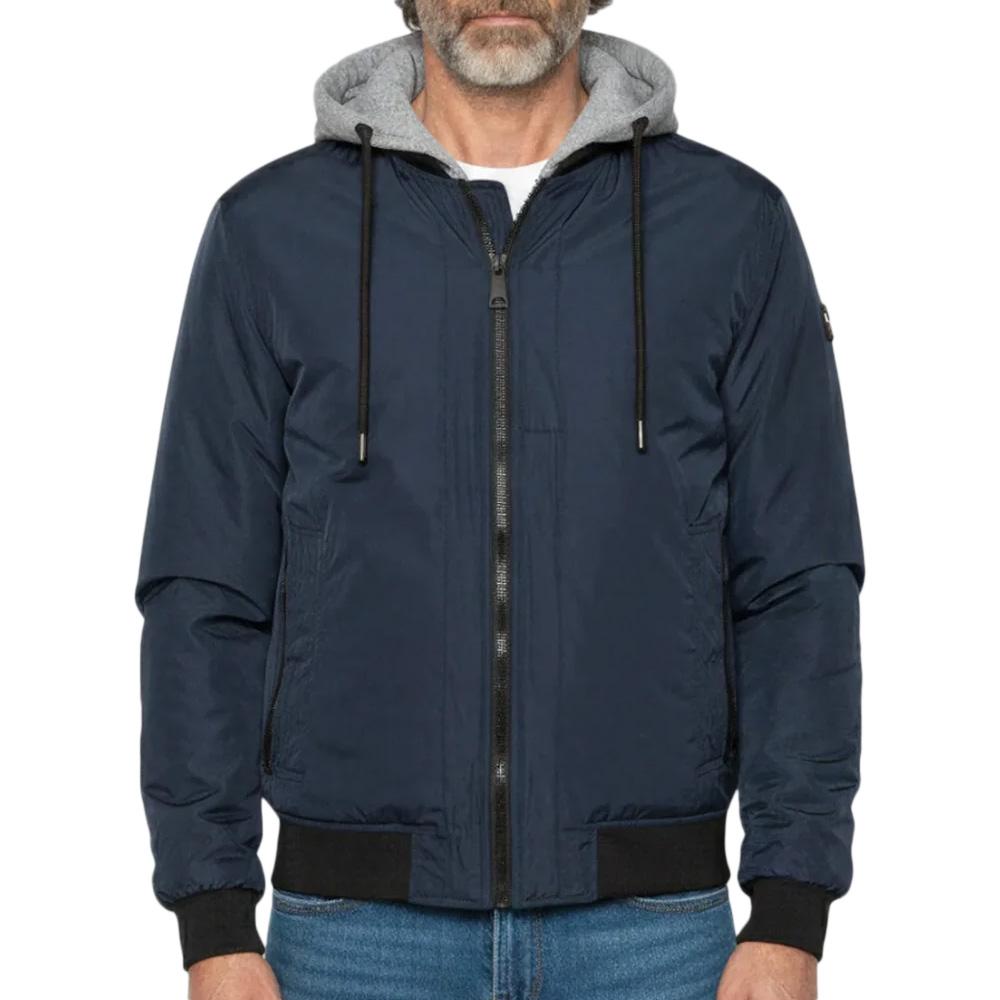 Blouson Marine Schott Pastron Amovible pas cher