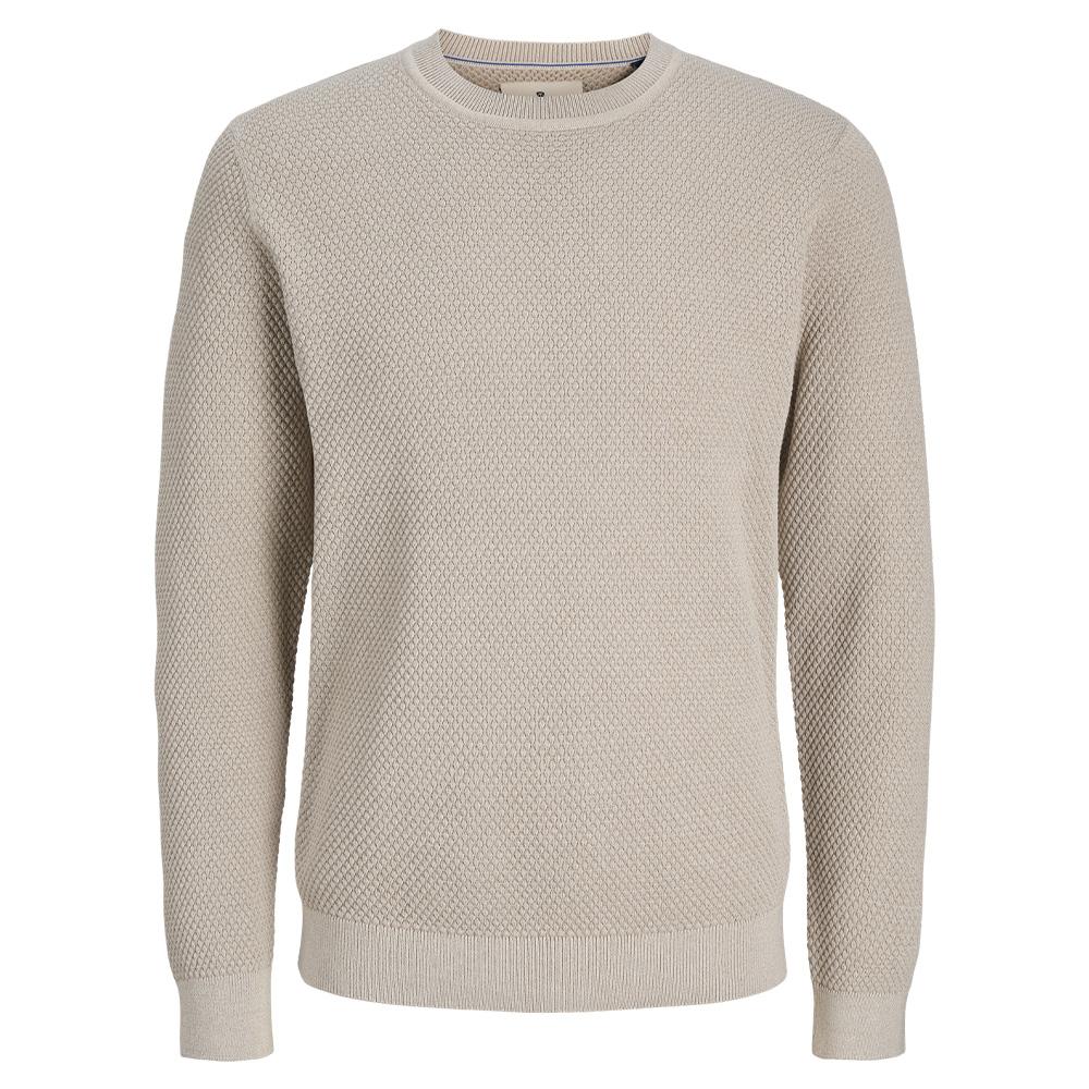 Pull Beige Homme Jack & Jones Noah pas cher