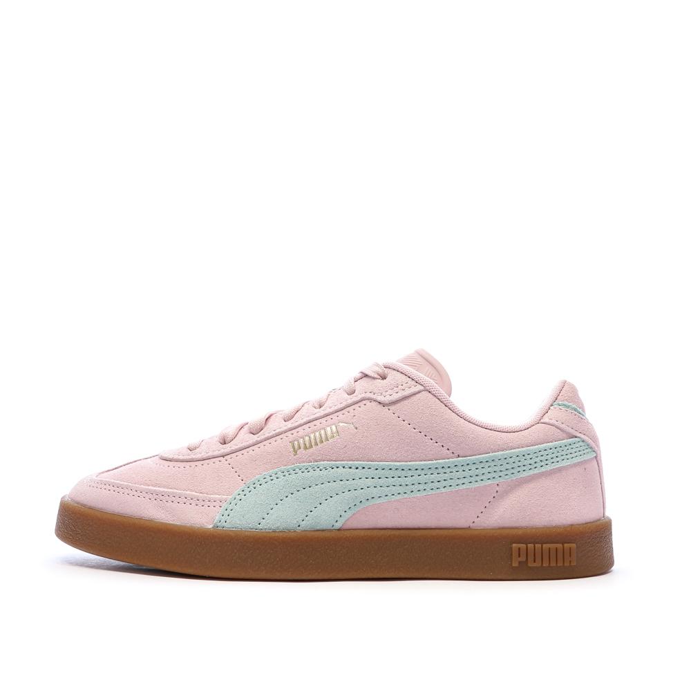 Baskets Rose/Turquoise Femme Puma Club Ii Era Suede pas cher