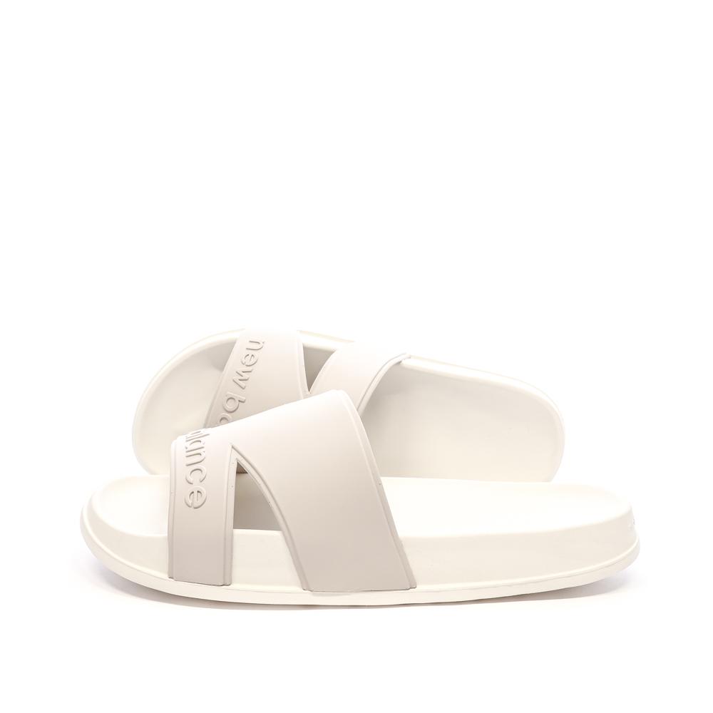Claquettes Blanc/Gris Homme New Balance Linen vue 2