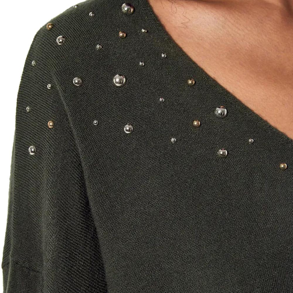 Pull Kaki Femme Kaporal Duck vue 3