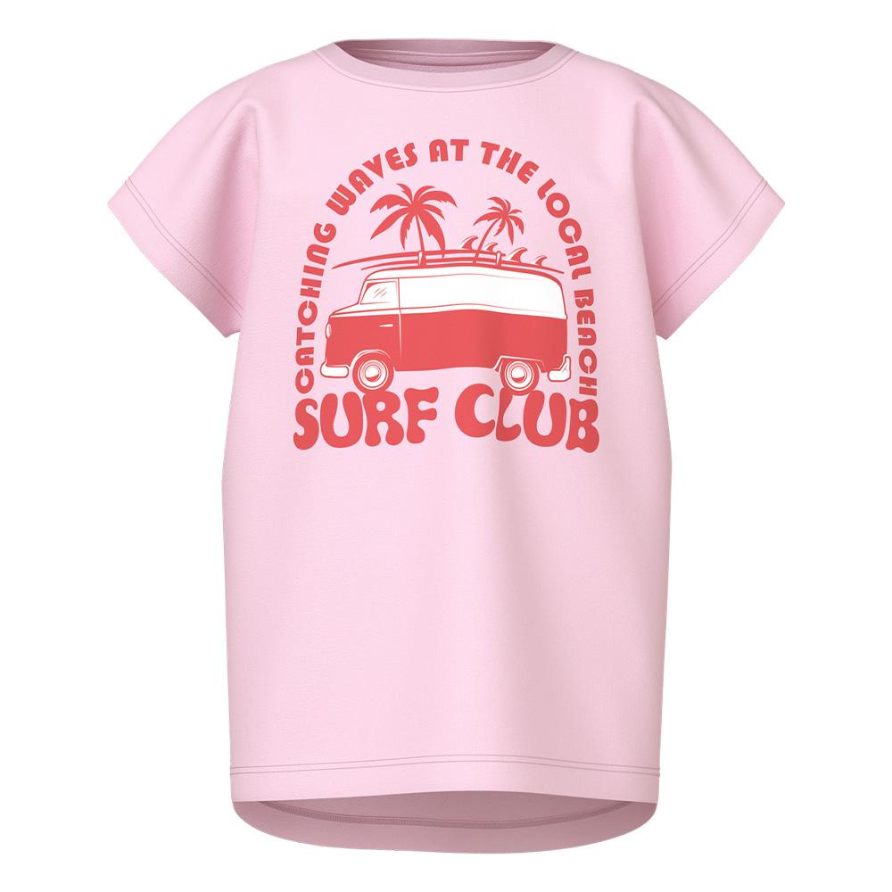 T-Shirt Rose Fille Name it Ballerina pas cher
