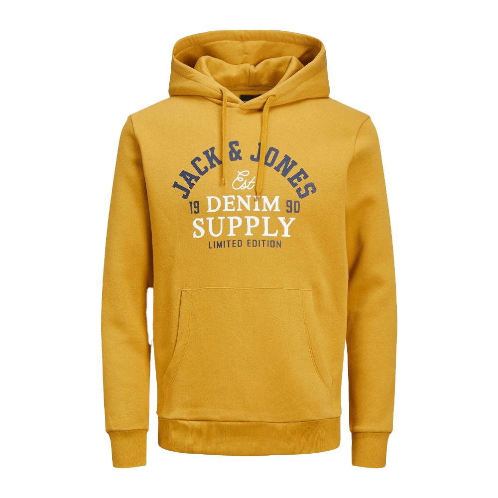 Sweat à Capuche Jaune Garçon Jack & Jones Hood 2 pas cher