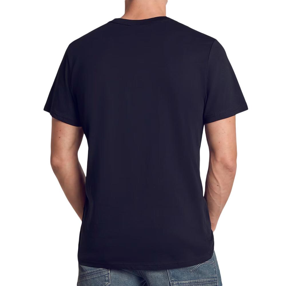 T-Shirt Marine Homme G-Star RAW Logo vue 2